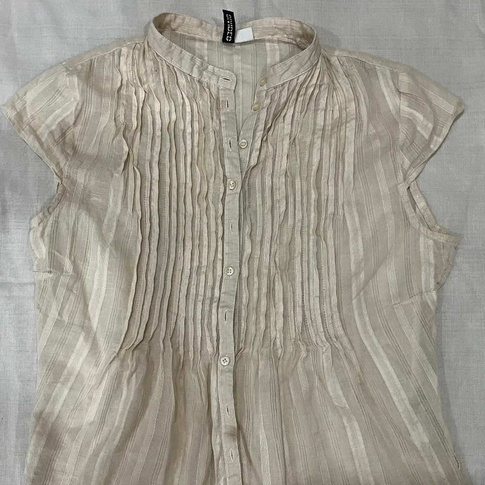 Offwhite Cap sleeve Shirt - Picture 4 of 4